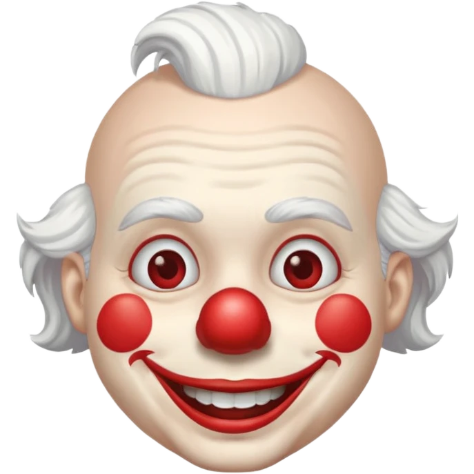 clown with white hair emoji
