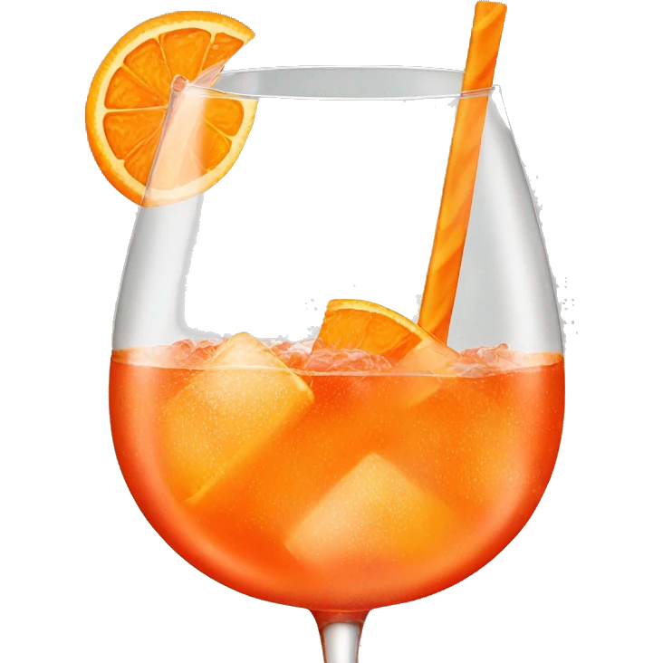 Aperol spritz emoji