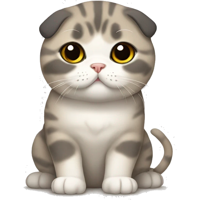 Scottish fold emoji