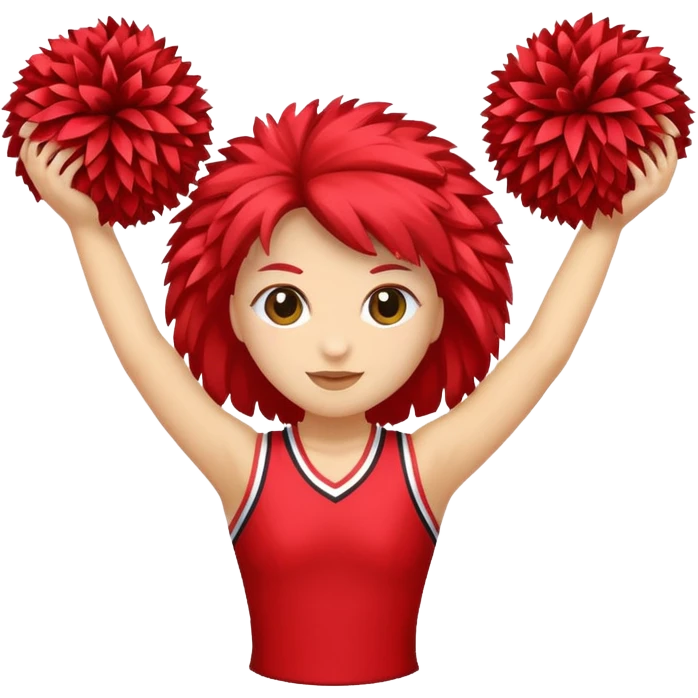 cheerleader pom pom emoji