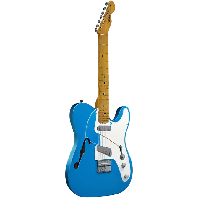 Blue fender telecaster  emoji