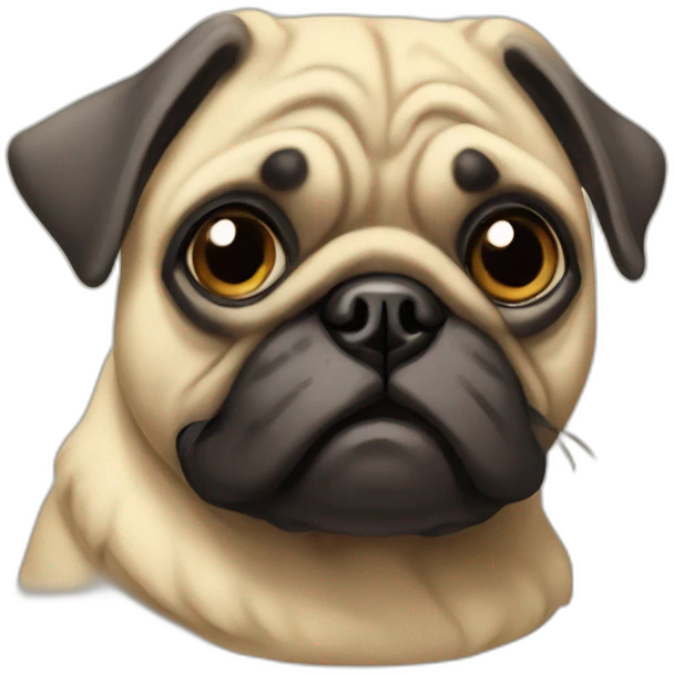 Old pug emoji