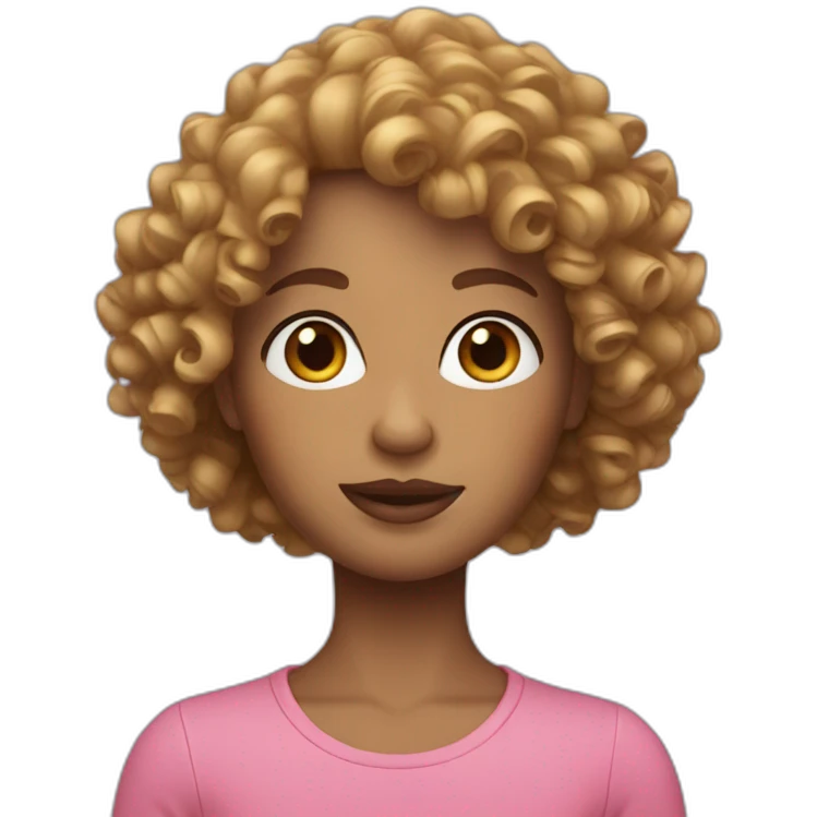 memoji curly hair emoji