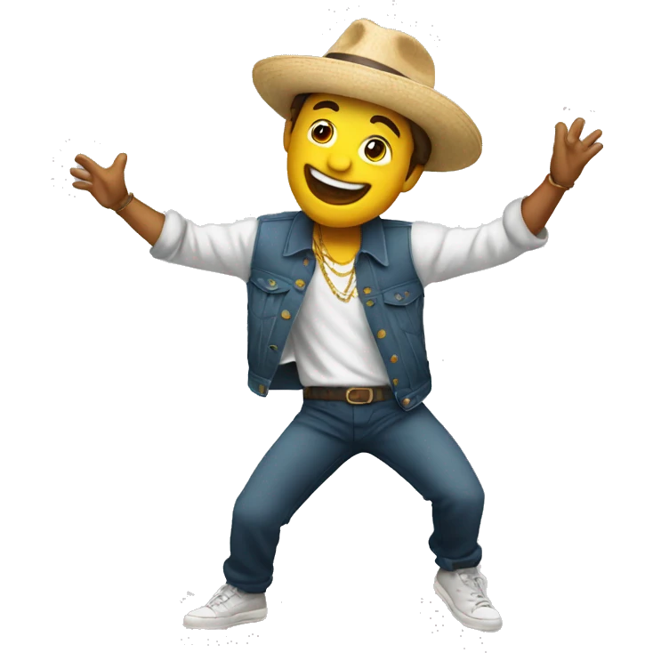 Chico bailando emoji