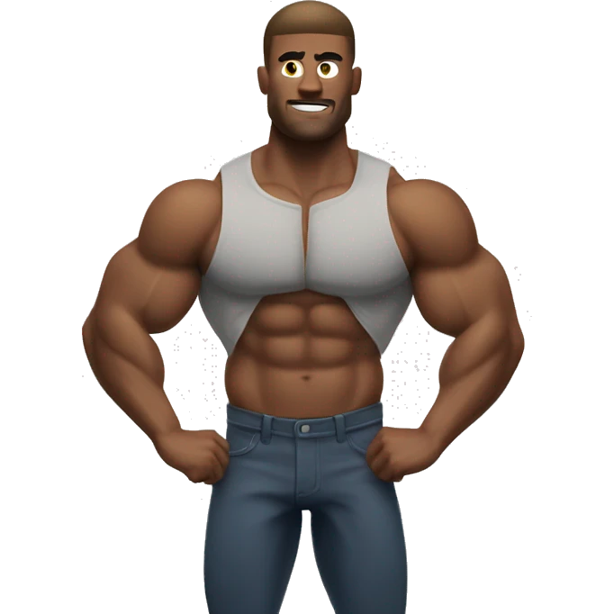 FLEX THE MUSCLE emoji