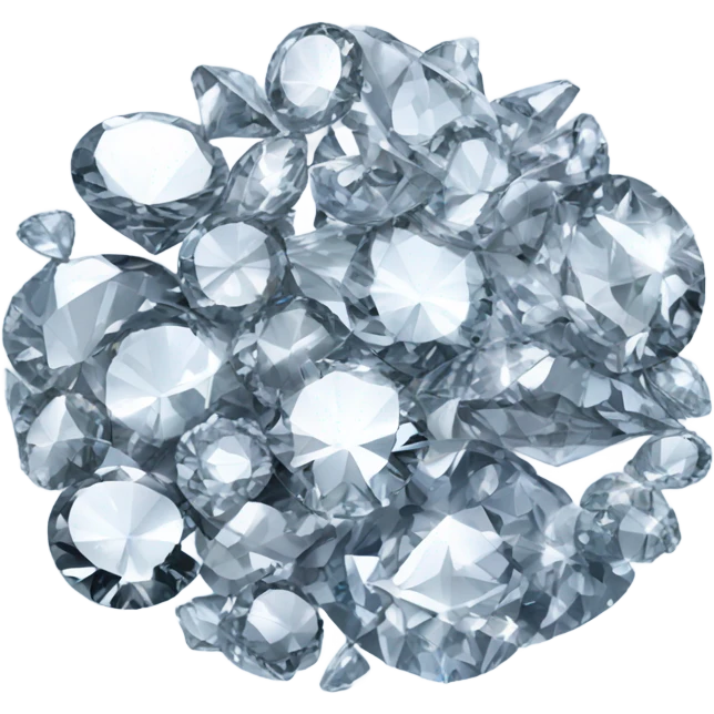 Pile of diamonds emoji