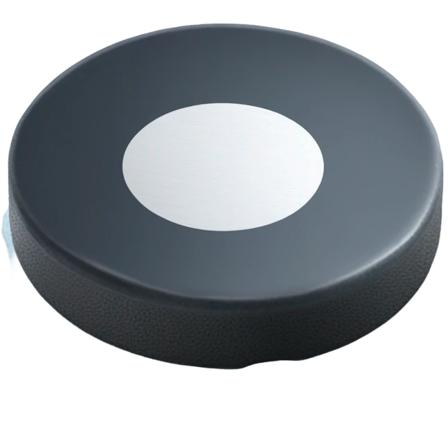 Hockey puck on ice emoji
