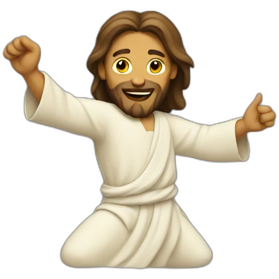 jesus dabing emoji