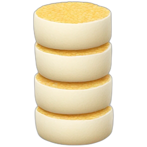 Dry rice cake stack emoji
