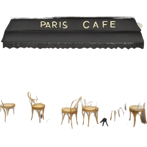 Paris cafe  emoji