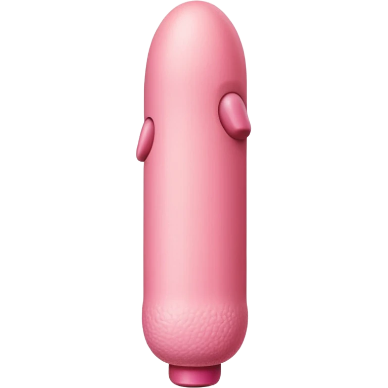 skin color and pink penis, erect, phallus shape, no face emoji