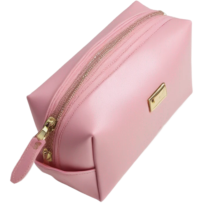 pink aesthetic cosmetic bag emoji