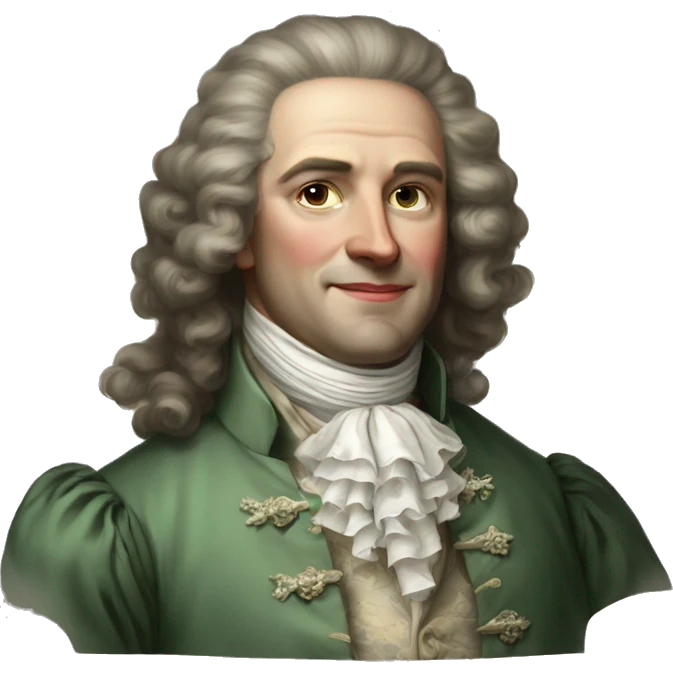 white aristocrat XVIII century emoji