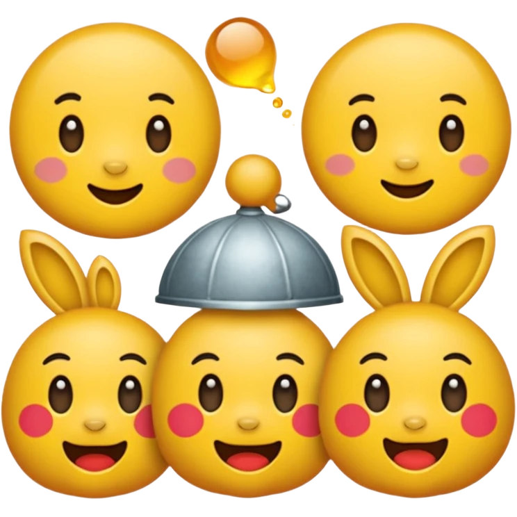 마인크래프트 푸린서버를 여는데 각종 이미지를 여러개 생성해줘! emoji