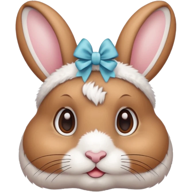 Coelho de laço emoji
