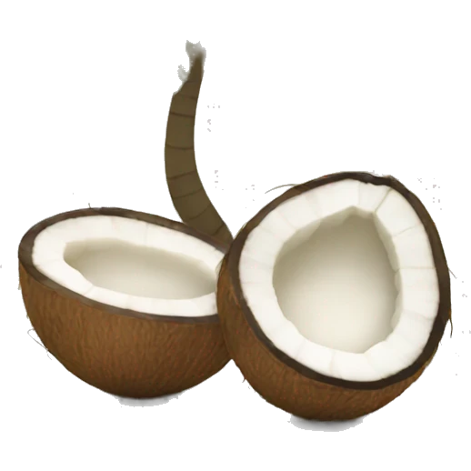 coconut typing emoji