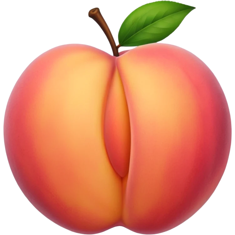 Peach emoji butt emoji