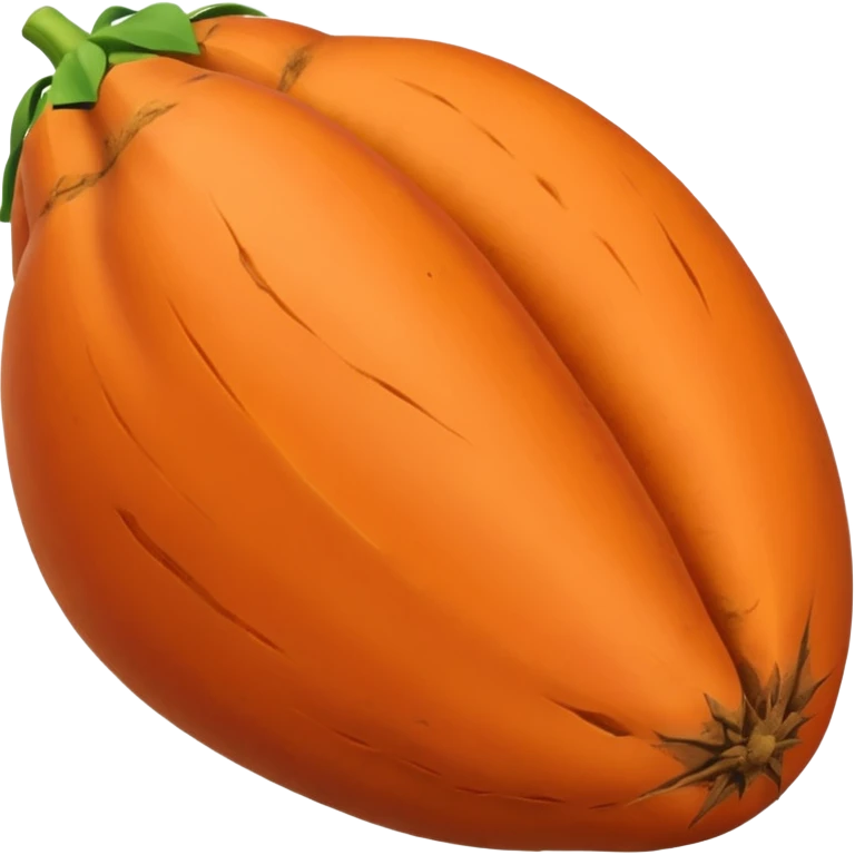 pointy sweet potato no green part emoji