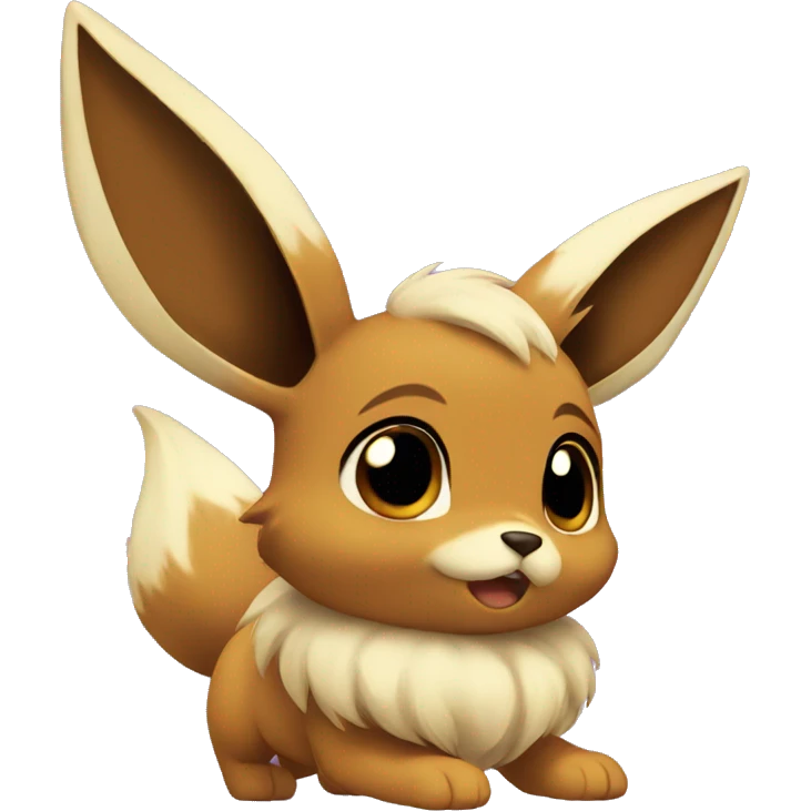Eevee thinks emoji