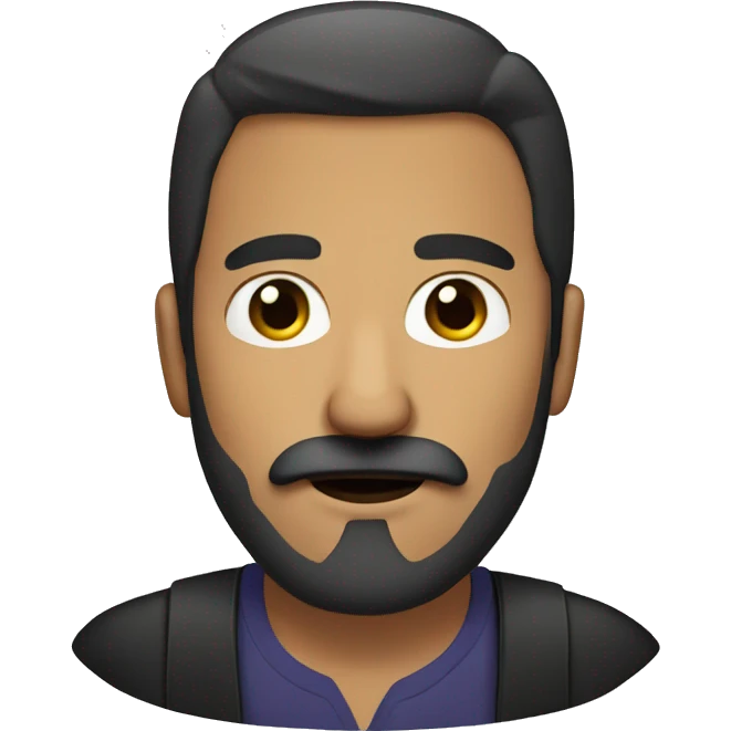 Mexican short dad with beard and mustache  emoji