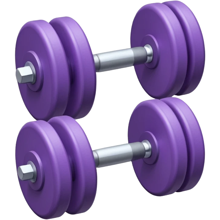 light purple dumbbell emoji