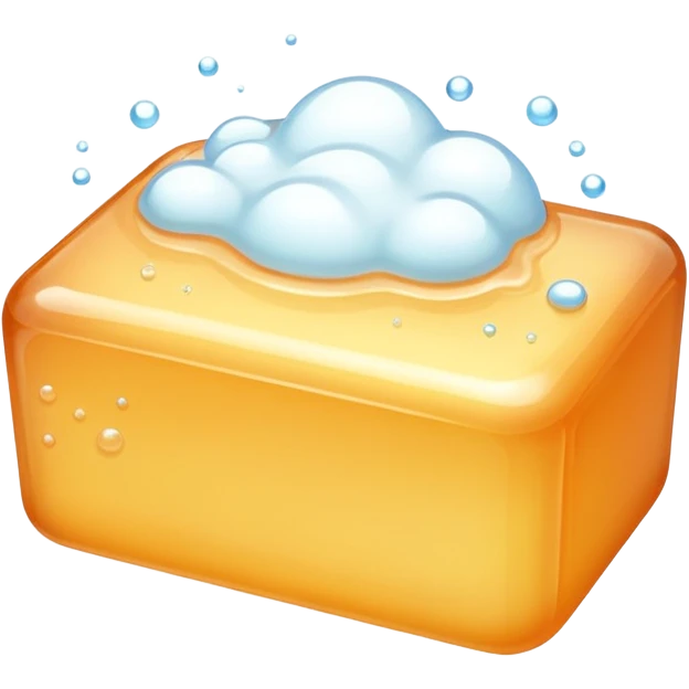 soap with foam emoji