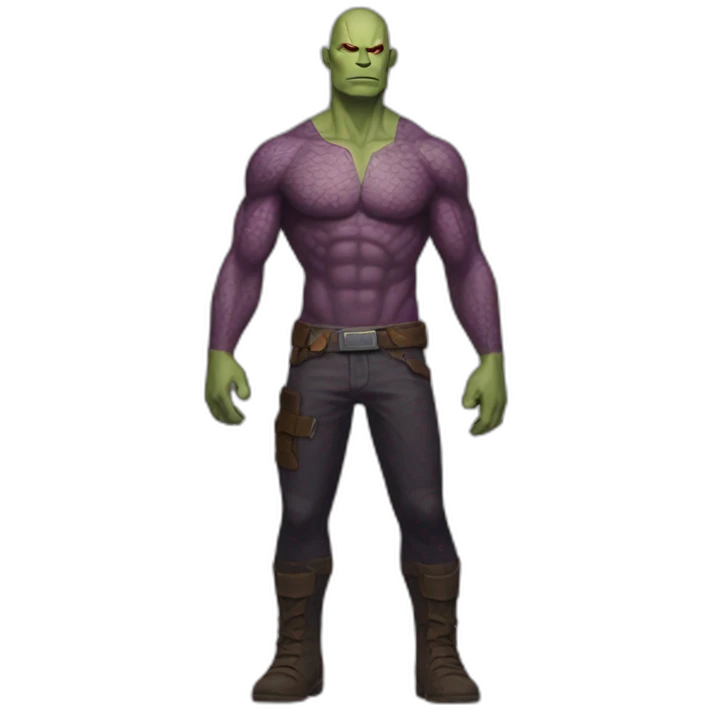 fullbody drax marvel emoji