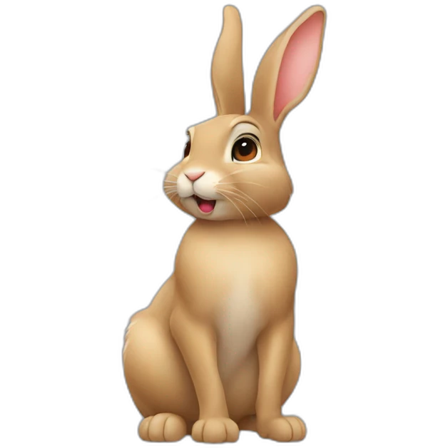 Rabbit-kiss emoji