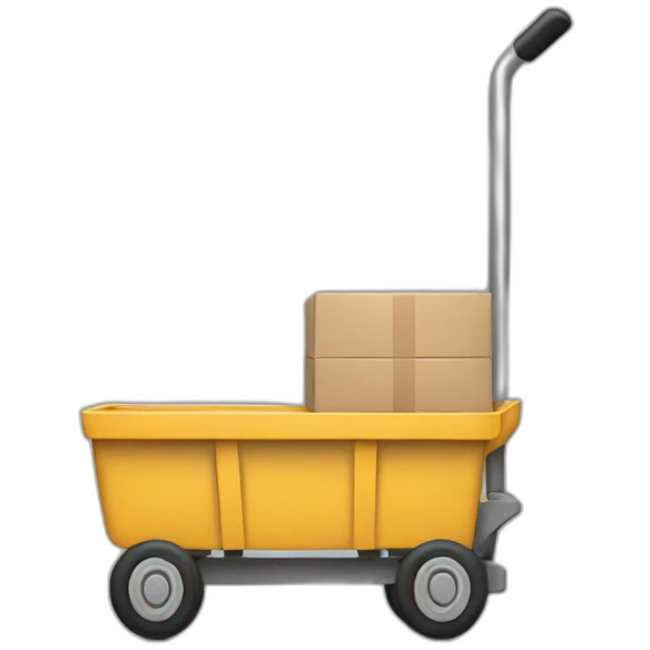 a cart emoji
