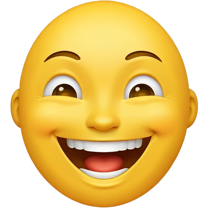 big laughing face emoji