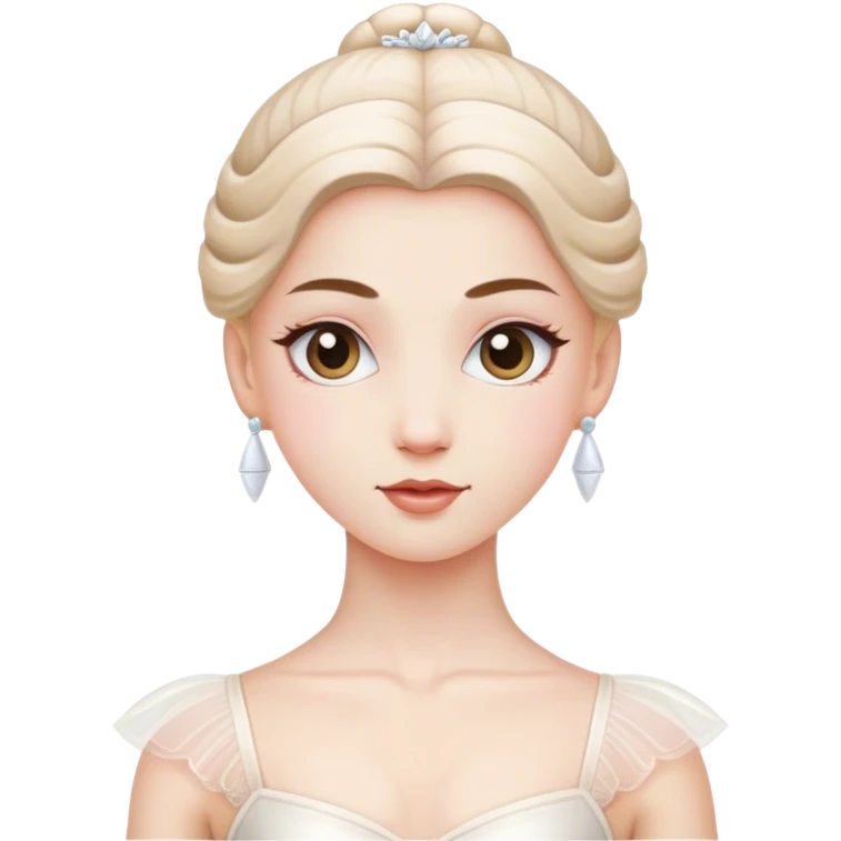 white ballerine  emoji