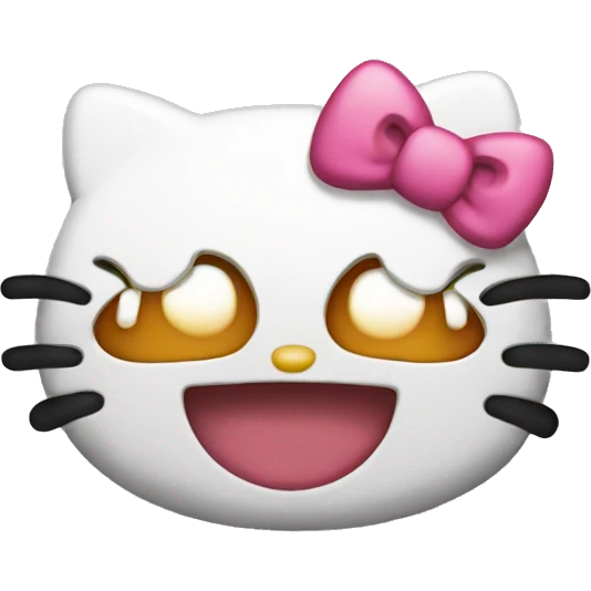 Hello kitty Funny emoji