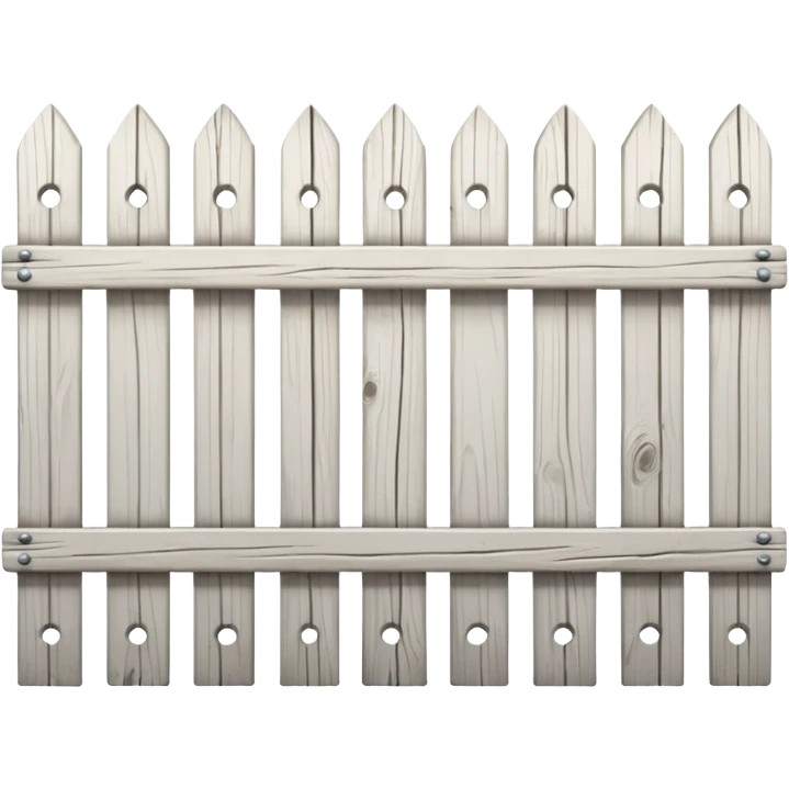 White fence emoji