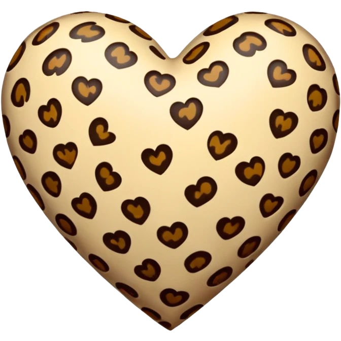 cuore leopardato emoji