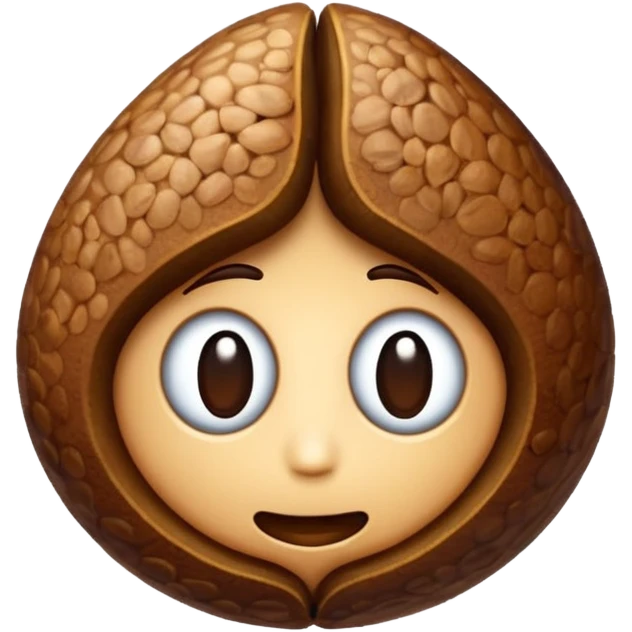 one piece of coffee seed emoji