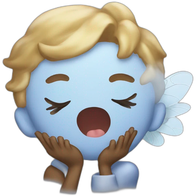agustd sending fly kiss emoji