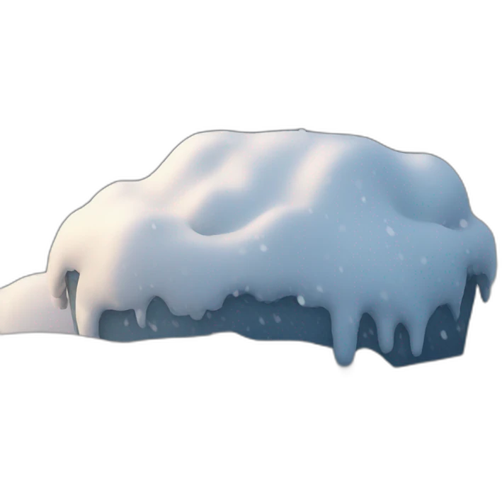 Snowfall emoji