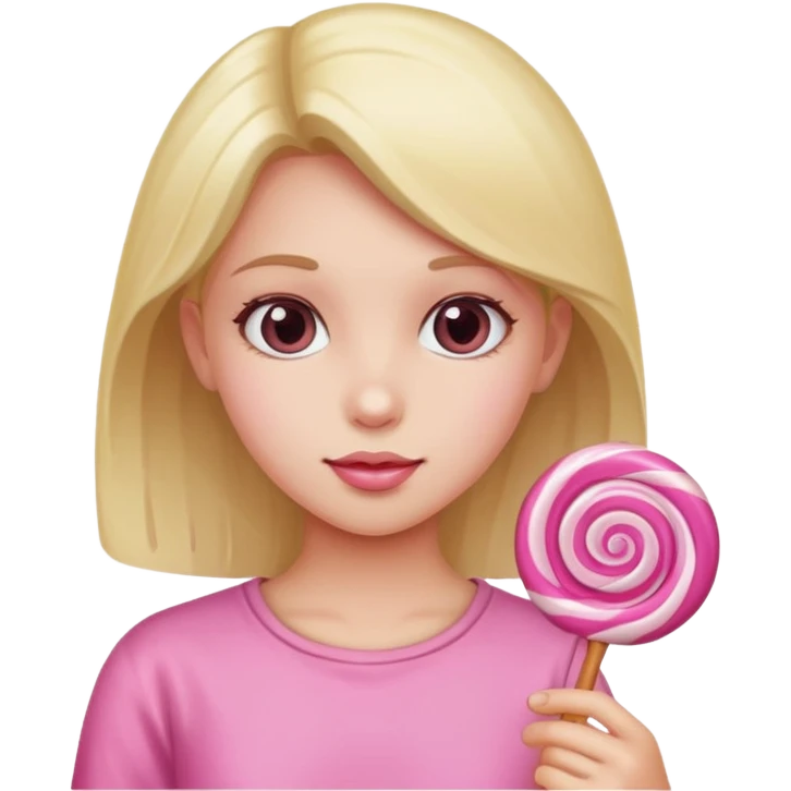 Şeker kız emoji