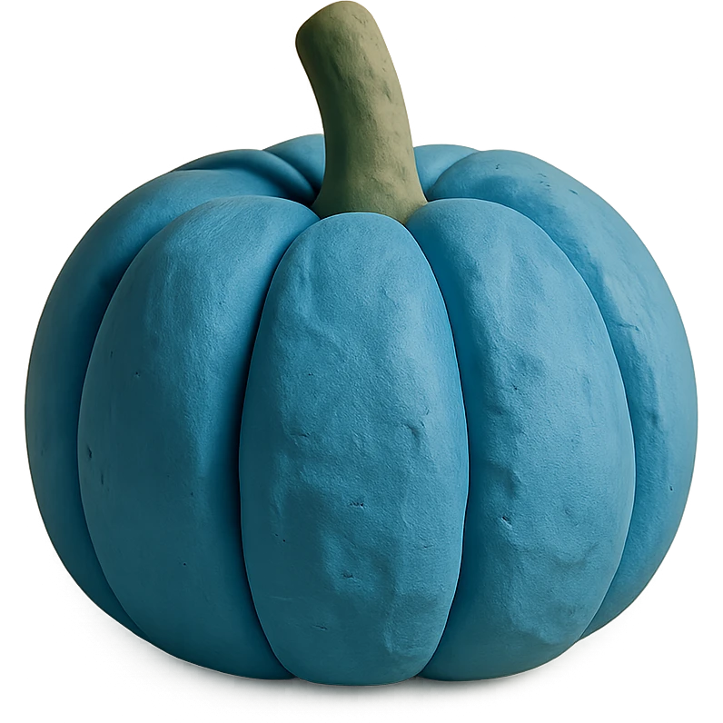 blue pumpkin emoji