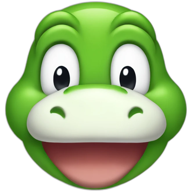 Yoshi face emoji