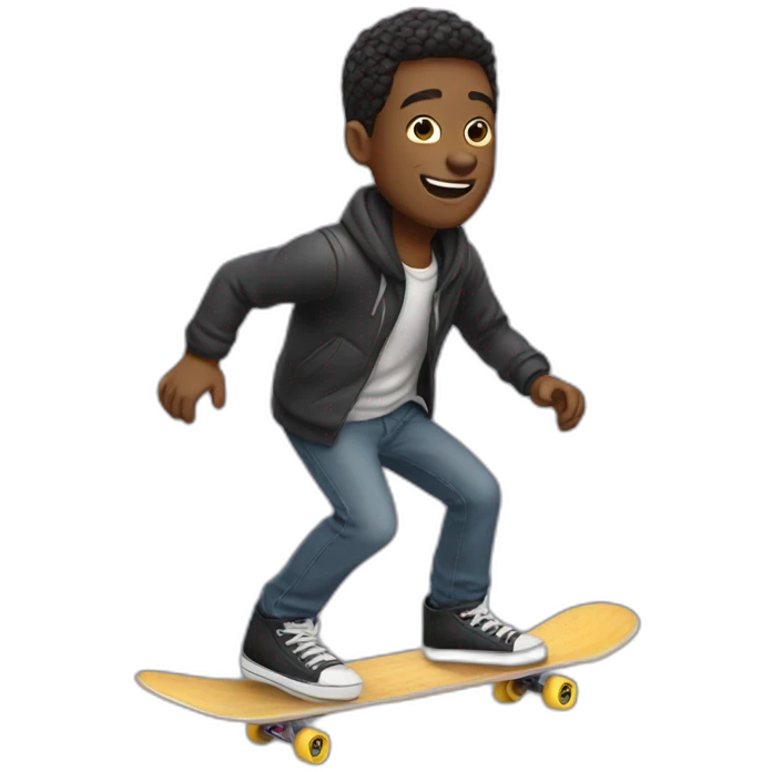 À Guy Skateboarding  emoji