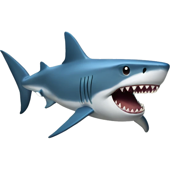 Shark tiger beach emoji