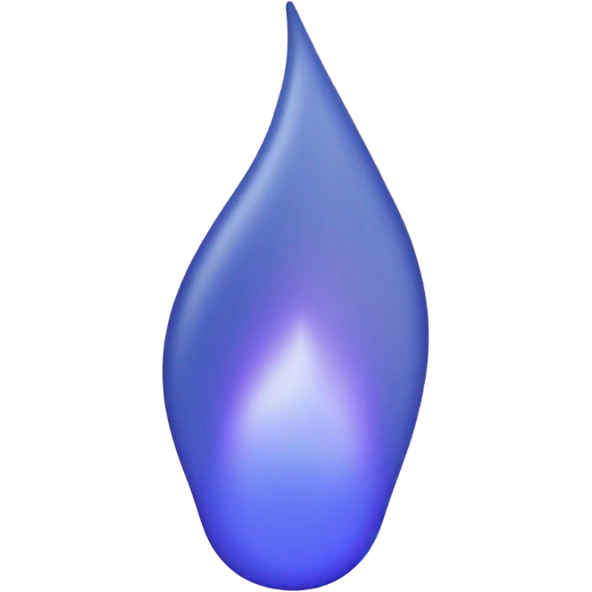 Periwinkle fire emoji