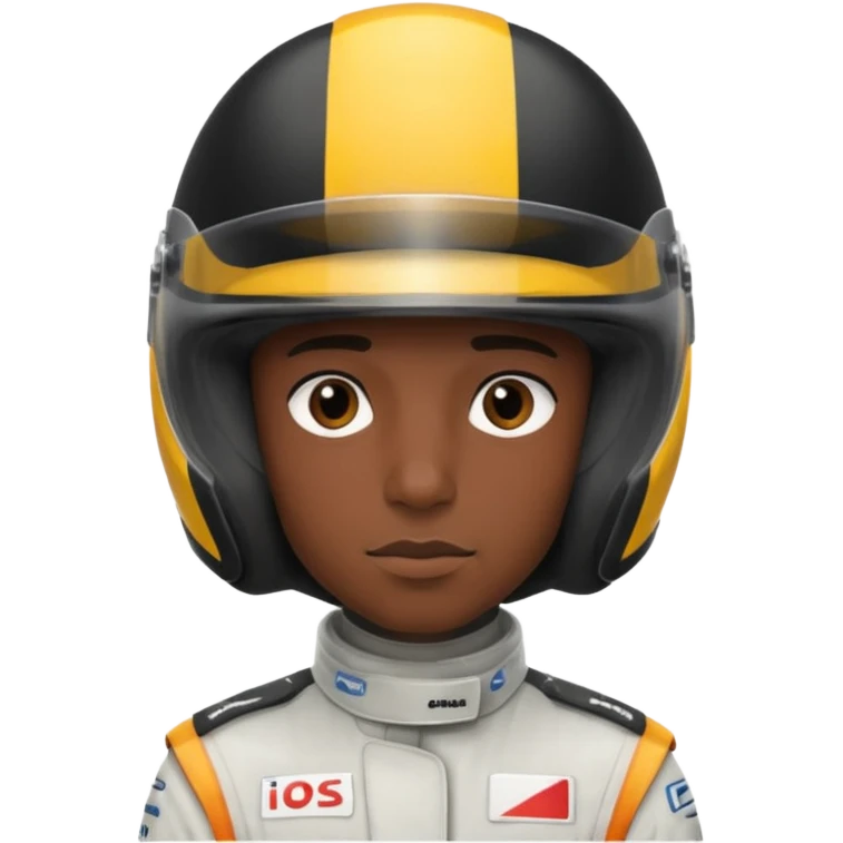 black formula driver emoji