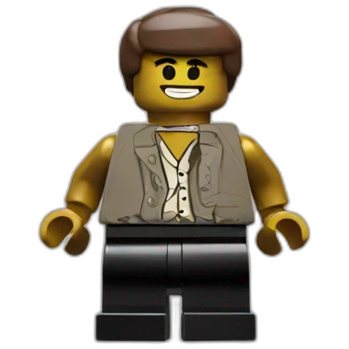 Bold man Lego like emoji