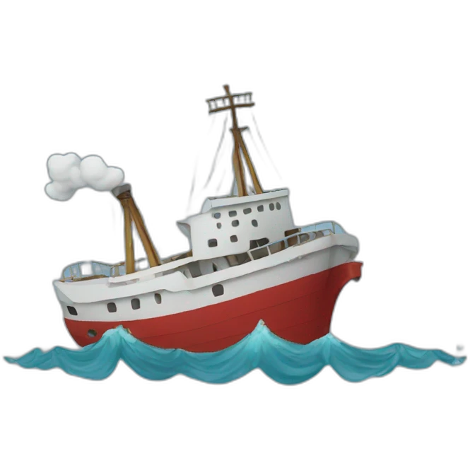 ship sinking emoji
