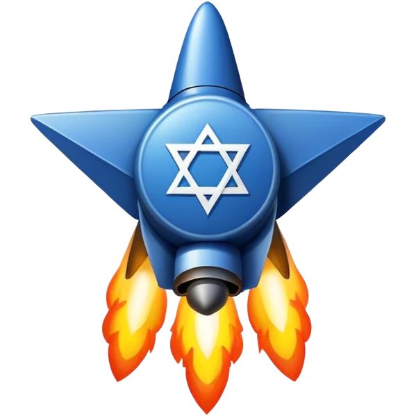 Star of David missille emoji