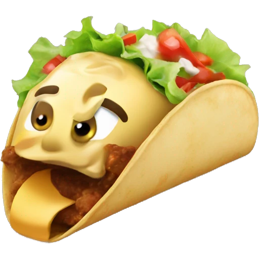 spicy potato taco emoji