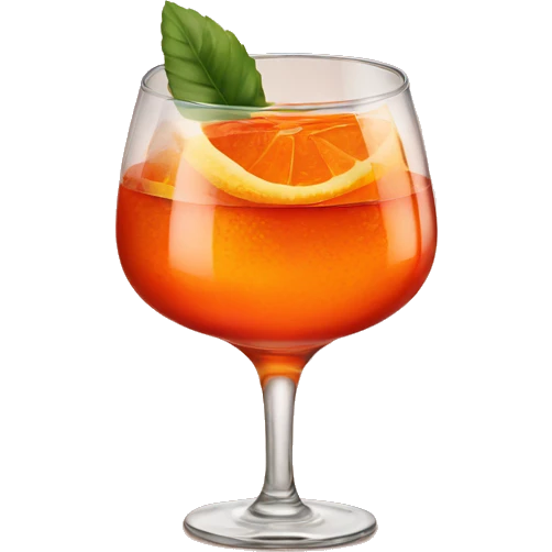 Hot aperol emoji