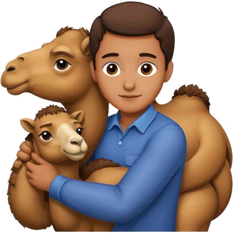 Camel hug emoji